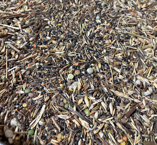 Organic animal feed screenings example