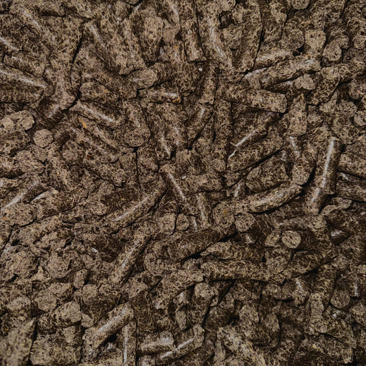 Organic sunflower meal with 28% protein for livestock nutrition, produced from Canadian-grown sunflowers